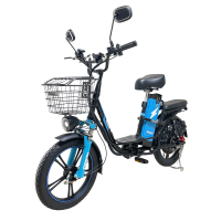 Электровелосипед Колхозник Minako V8 Pro Black (черный) 500W 60V12Ah с поворотниками