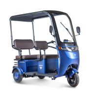 Электротрицикл Rutrike Gelbert Bos 48V/60V 800Вт Cиний