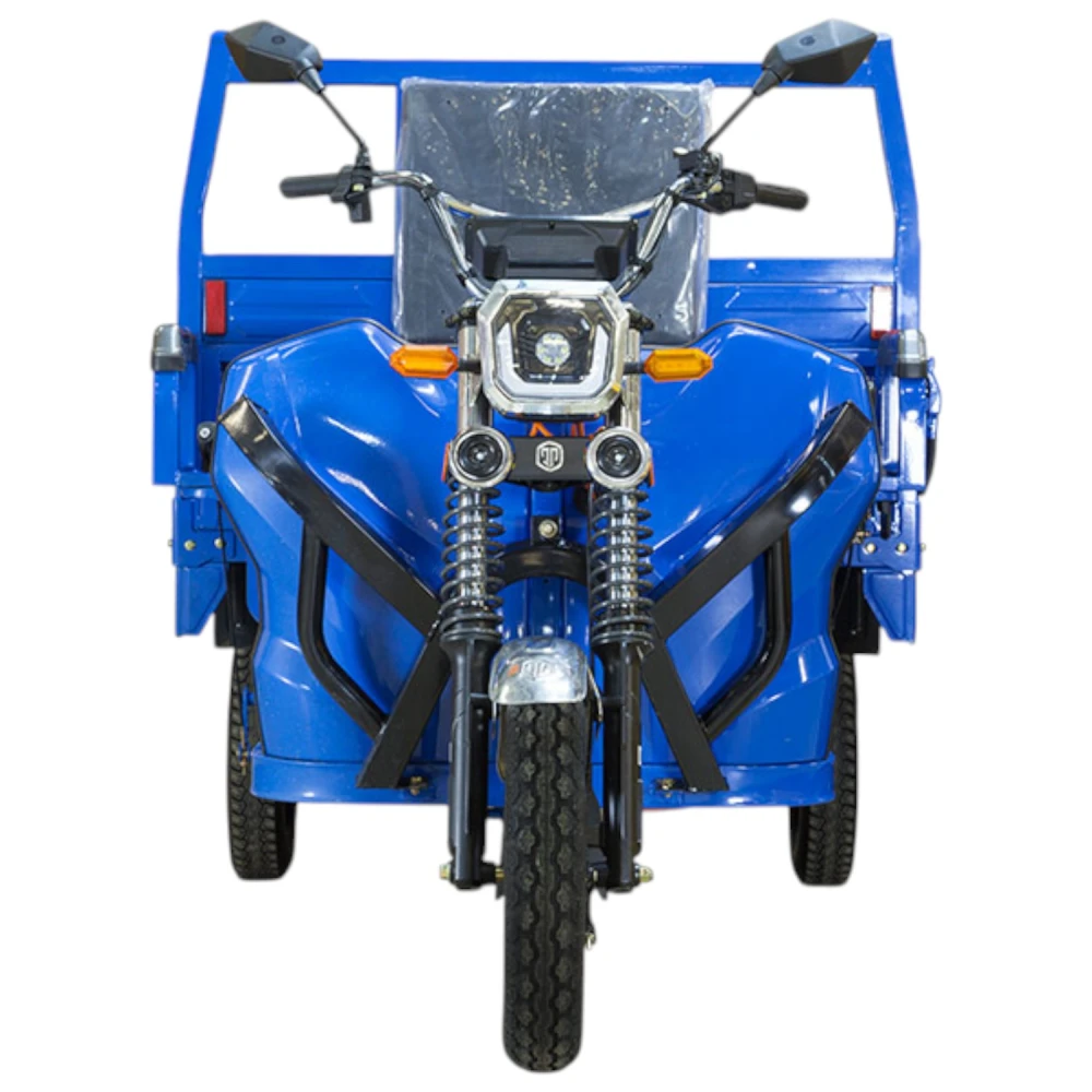 Грузовой электротрицикл Rutrike D5 1500 гидравлика (72V1500W) Чёрный матовый 3