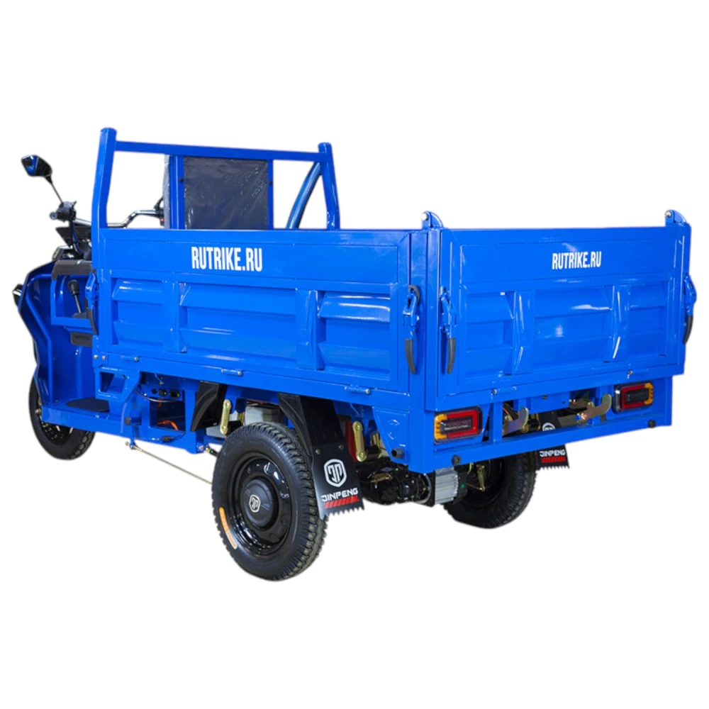 Грузовой электротрицикл Rutrike D5 1500 гидравлика (72V1500W) Чёрный матовый 5