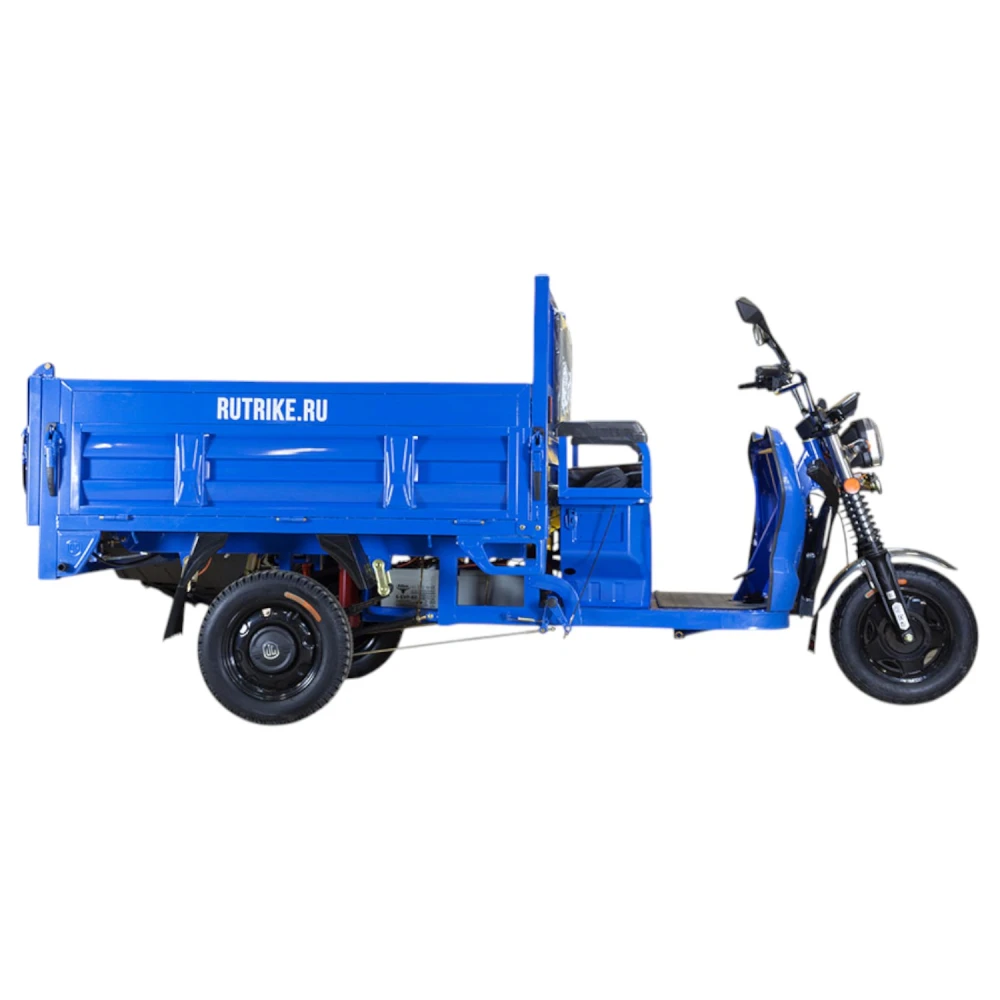 Грузовой электротрицикл Rutrike D5 1500 гидравлика (72V1500W) Чёрный матовый 1