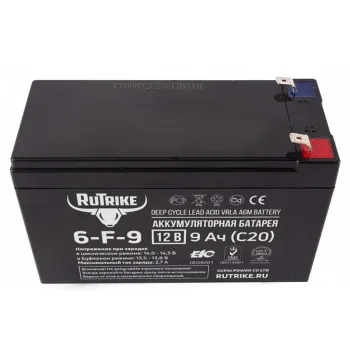 Аккумулятор RuTrike 6-F-9 (12V9A/H C20)